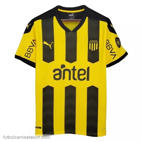 Tailandia Camiseta Penarol 1ª 2021/22 Negro Amarillo